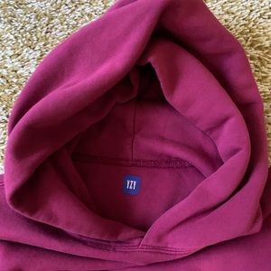 Magenta Gap YZY hoodie